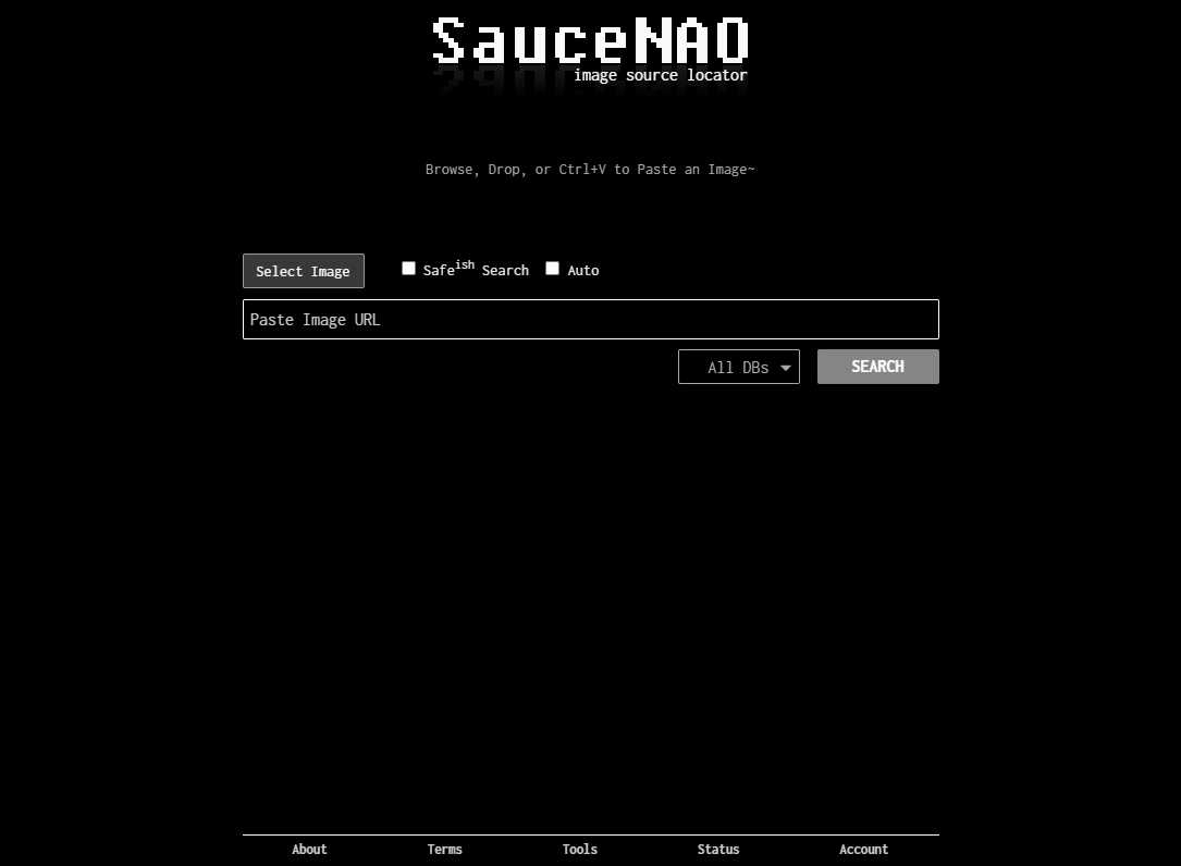 SauceNAO 网站截图