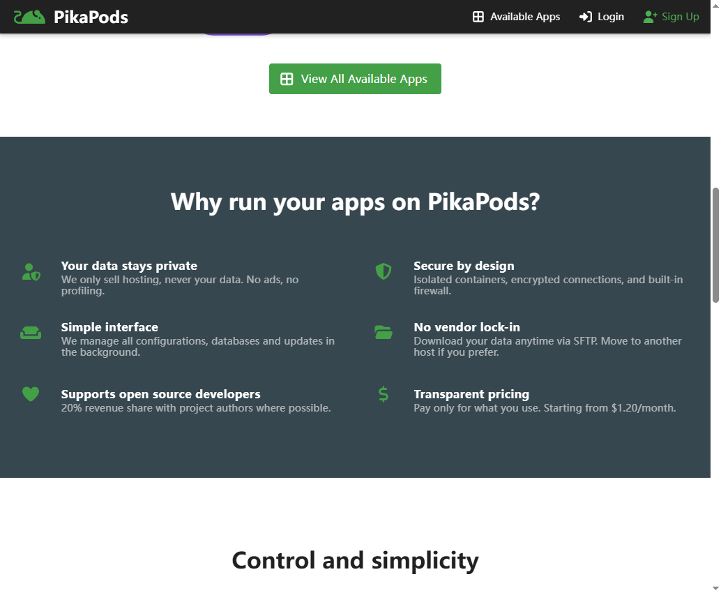 PikaPods