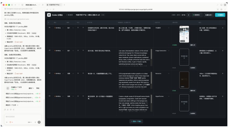Codex Storyboard